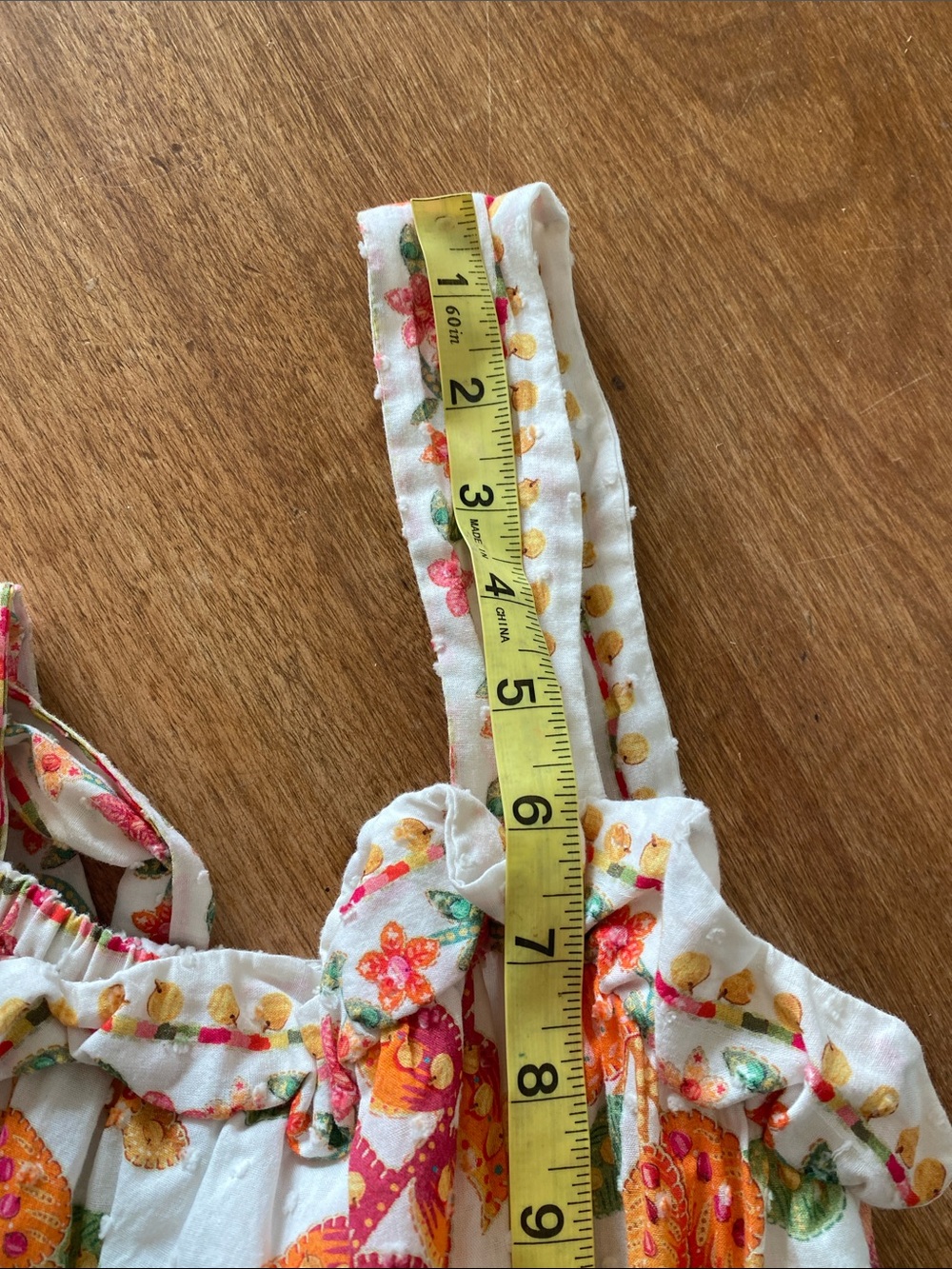 FARM Rio Macaw Bloom Tiered Maxi Dress - White with Pink & Yellow Bloom Sz S - Picture 10 of 12